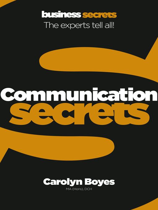 Title details for Communication by Carolyn Boyes - Wait list